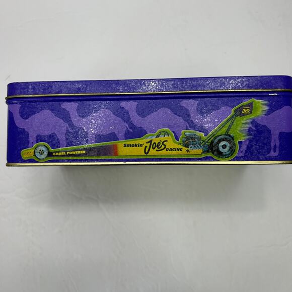 Vintage 1994 R.J. Reynolds Smoking Joe Racing Collectors Tin 7" x 4" - Picture 5 of 7